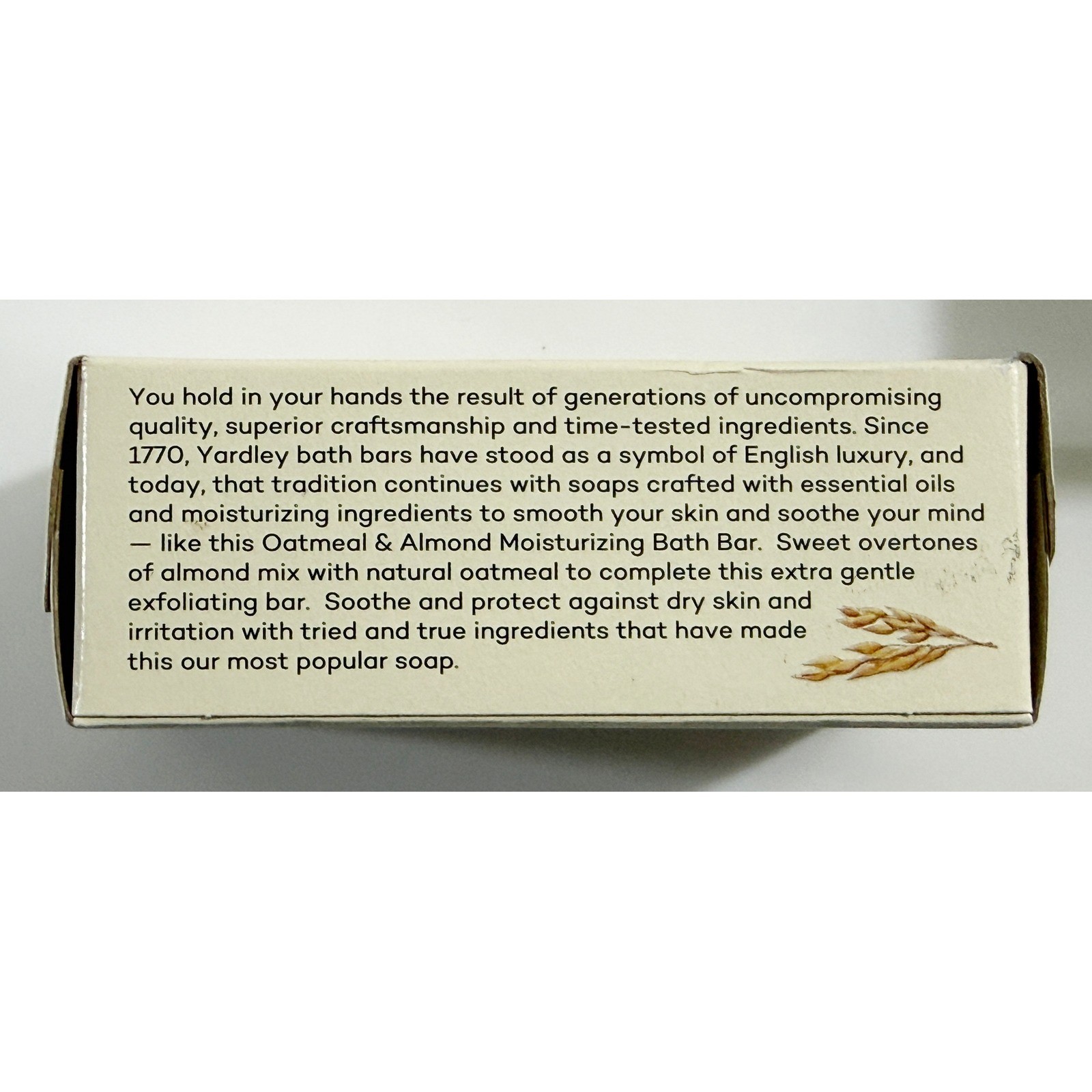 Yardley Bath Bar Unisex 6 Pack Tan Oatmeal & Almond Moisturizing Soap Bundle