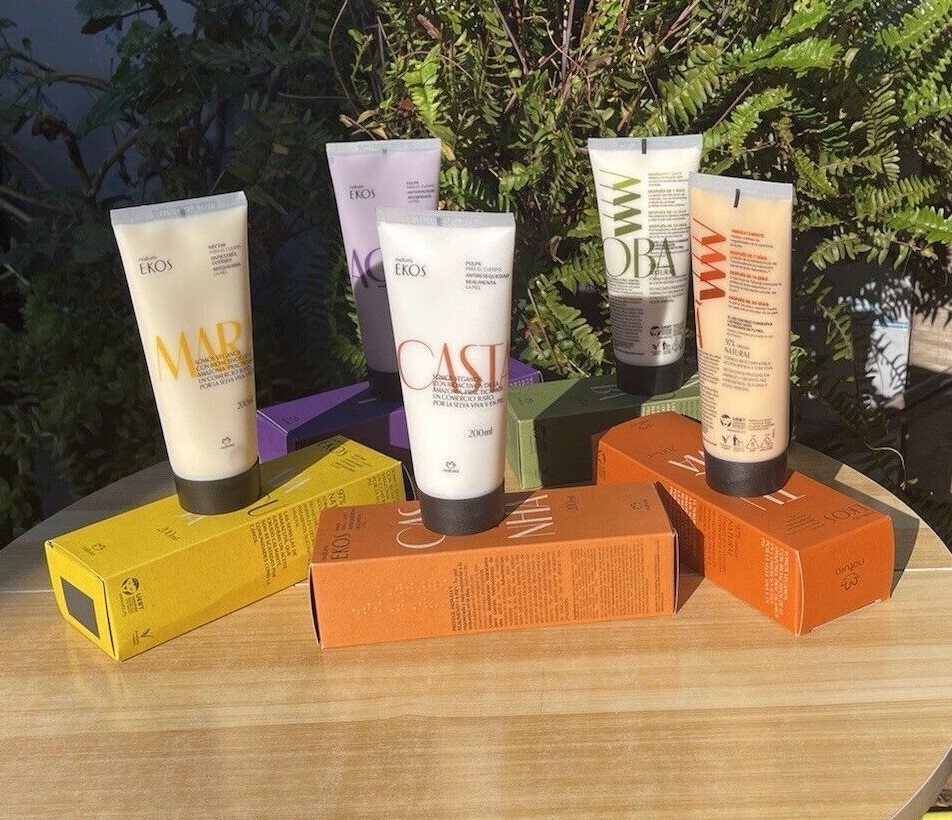 Natura EKOS CASTANHA,MARACUJA,TUKUMA,ACAI,ANDIROBA Body Lotion 200mil New