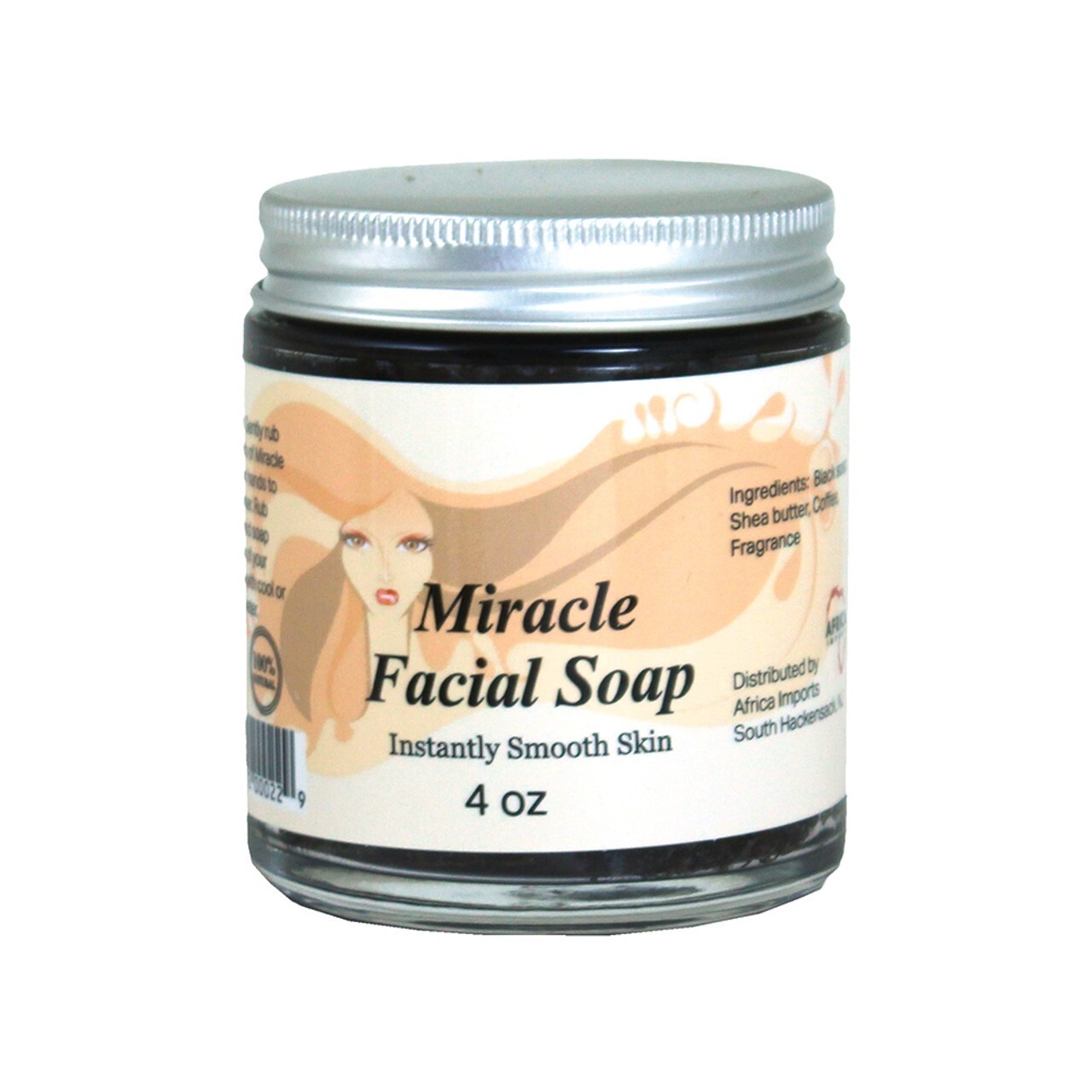 African Black Soap | Natural, Eczema/Psoriasis Soap | For Acne Treatment – 4 oz,