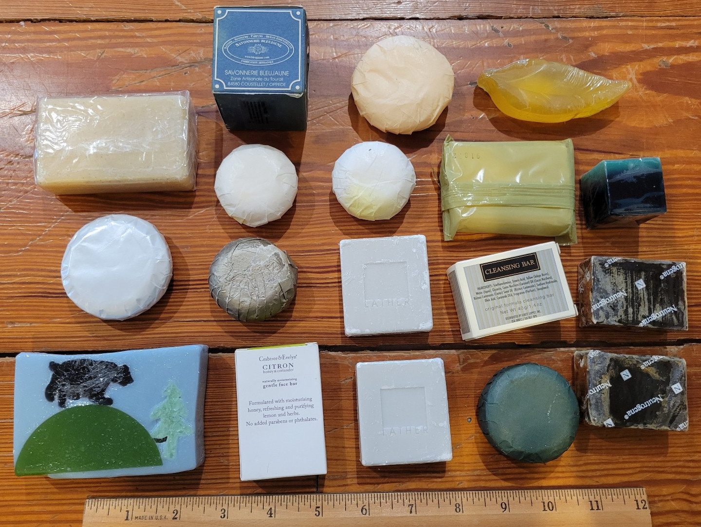 Lot of 18 Soap Bar Bath Face Yardley Asira Crabtree & Evelyn Lather Neutrogena