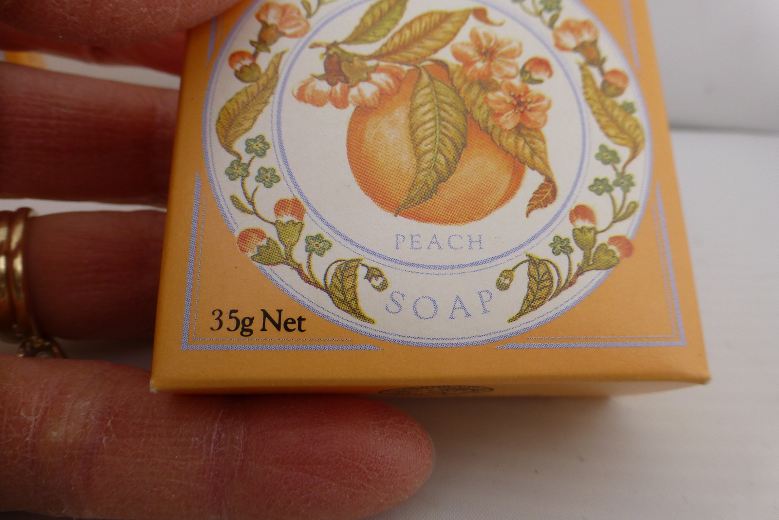 Brown’s Peach Guest Soap 35g Net Bar 2-Pack Hand Finished Made in Australia B2