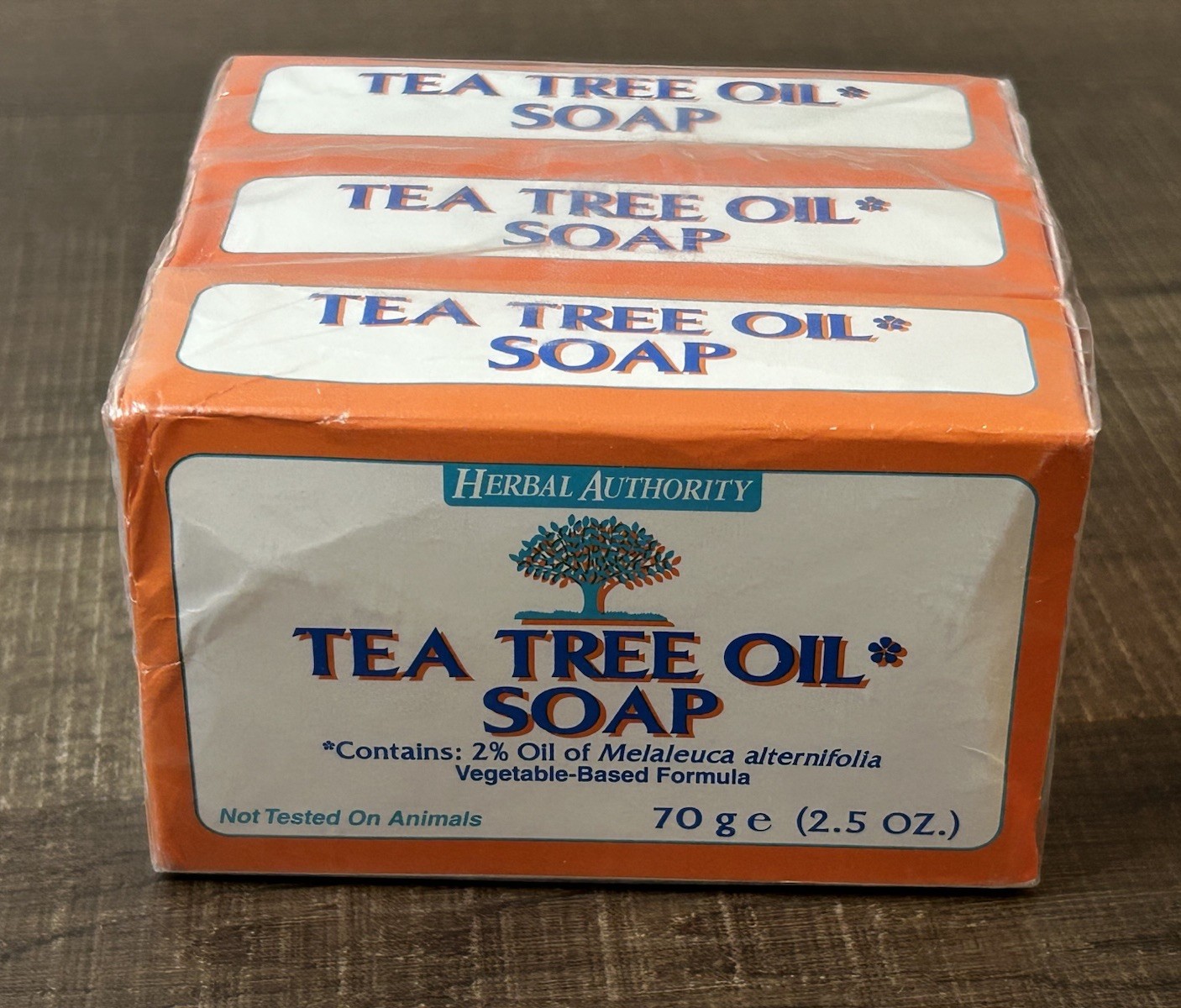 Tea Tree Soap Bar Natural Deep Cleansing Herbal Soap Body & Feet 3 – 2.5oz Bars