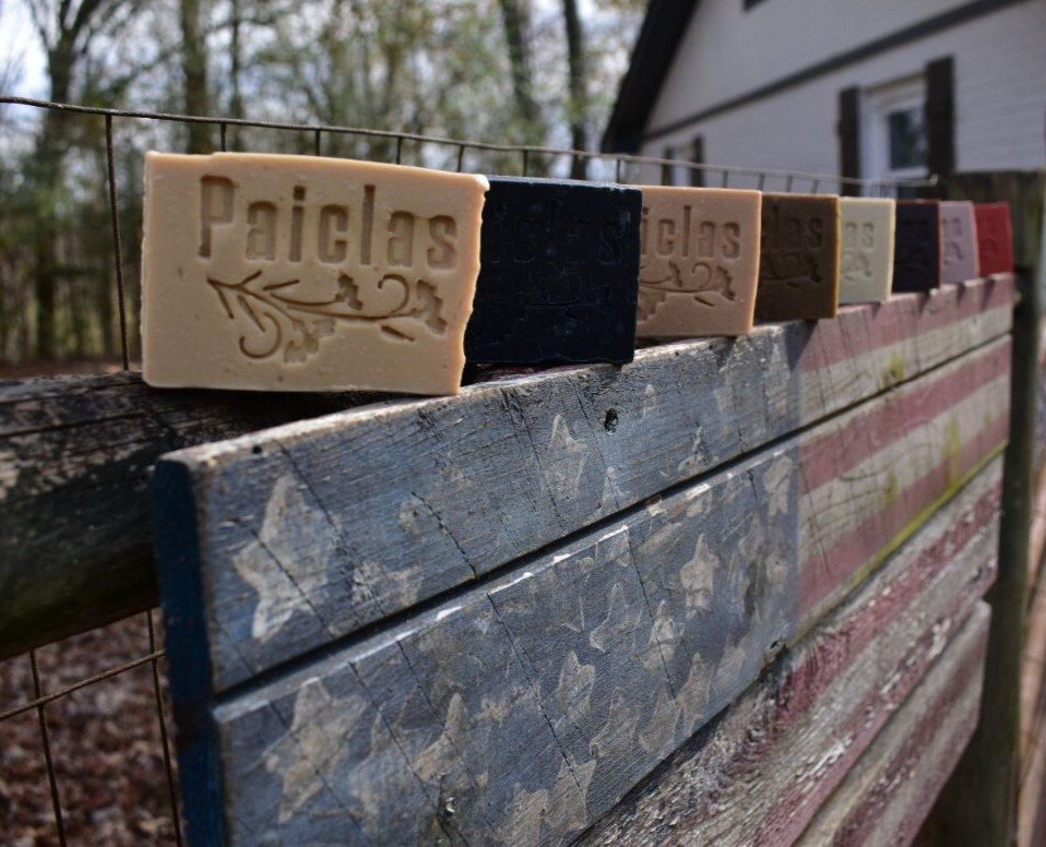 Handmade natural soap 3 bars assorted essential oils. A gift from God