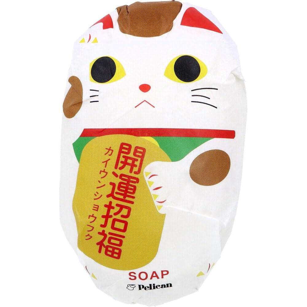 Pelican soap, Japanese-style soap, Beckoning Cat, 180g