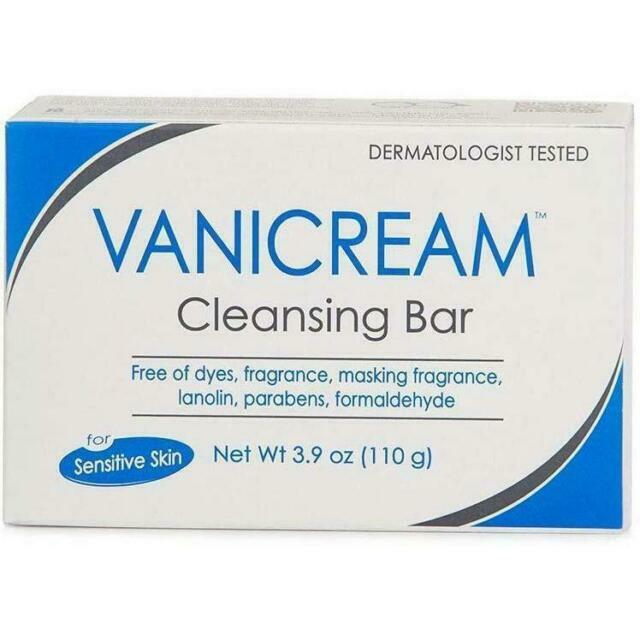 Lot Of 3 Vanicream Cleansing Bar, Sensitive Skin, 3.9 oz