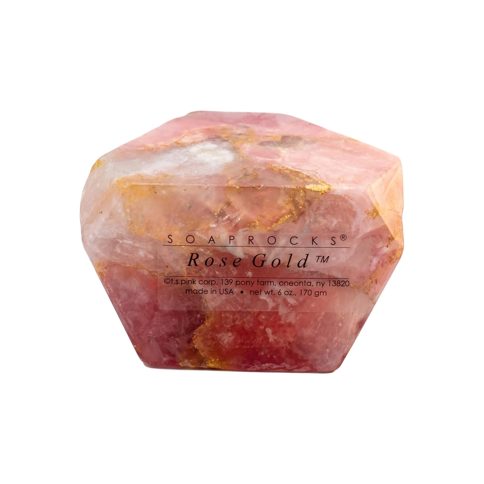 T.S. Pink SoapRocks 6 oz Rose Gold