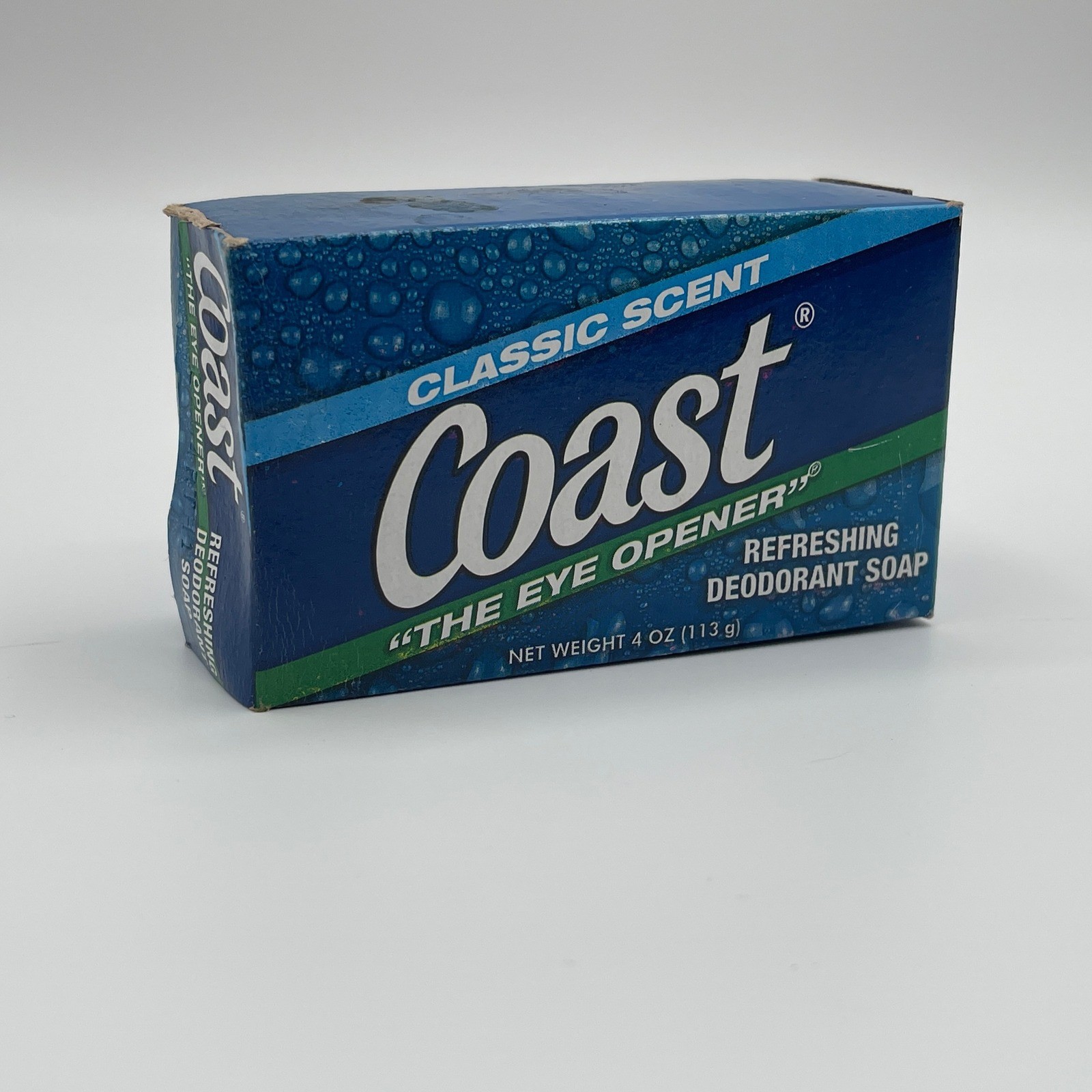 Coast Classic Scent Refreshing Deodorant Soap Bar 4 oz The Eye Opener NEW