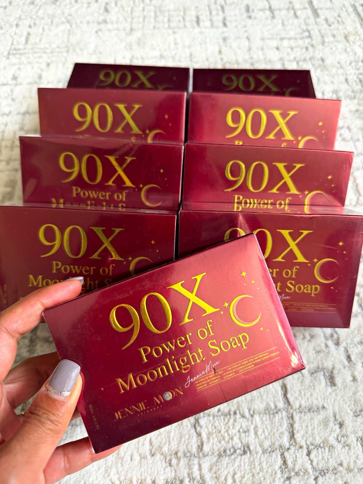 Jennie Moon 90X Power of Moonlight Brightening Soap, Moisturizing Avocado