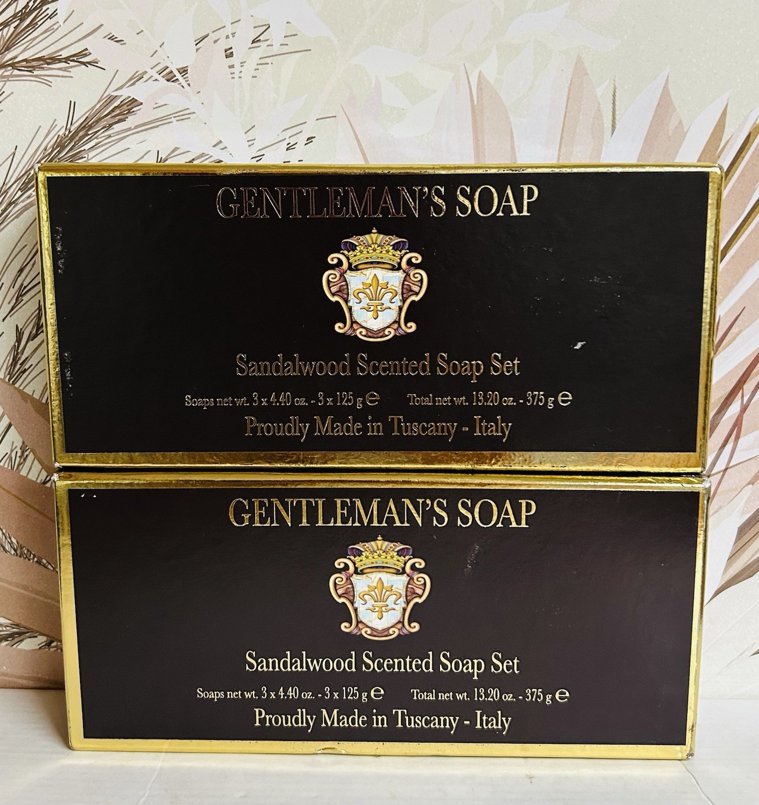 2-Pack Saponificio ~ Sandalwood Scented Bar Soap 6 Bars 4.40 oz Each