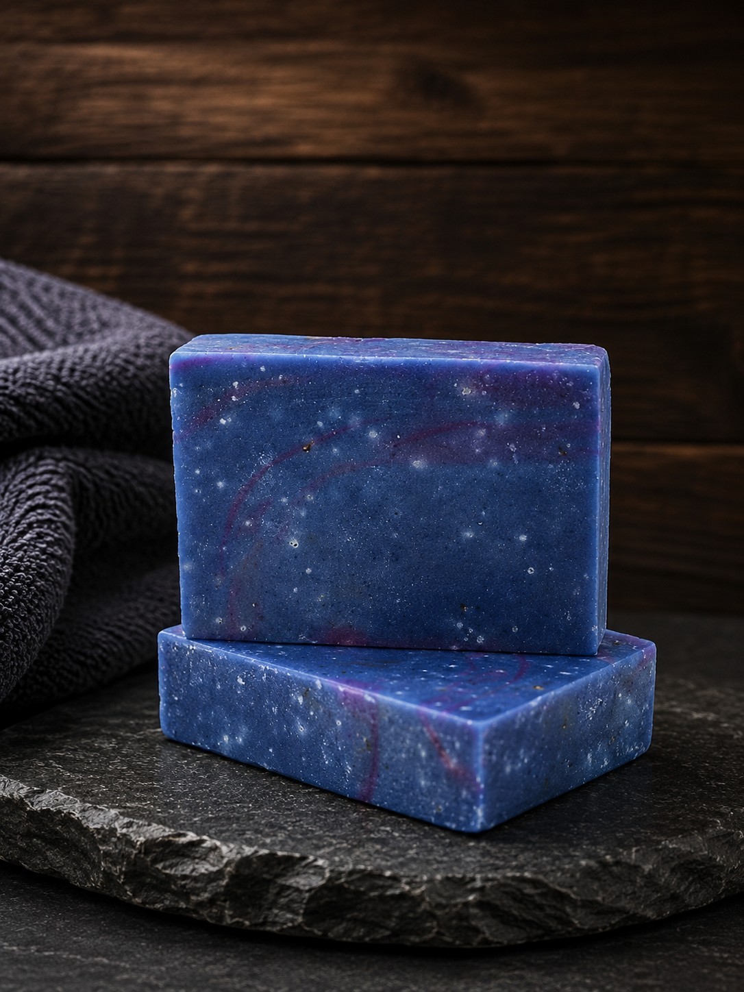 Aqua Noir Handmade Soap Bar – Fresh Clean Masculine Scent – Moisturizing Bar