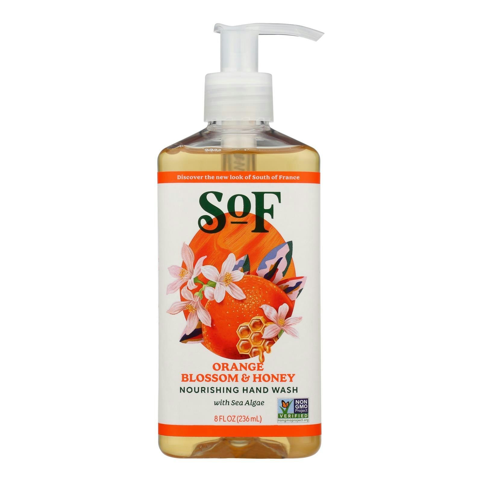 South of France Hand Wash Orange Blossom Honey 8oz (Pack of 3)