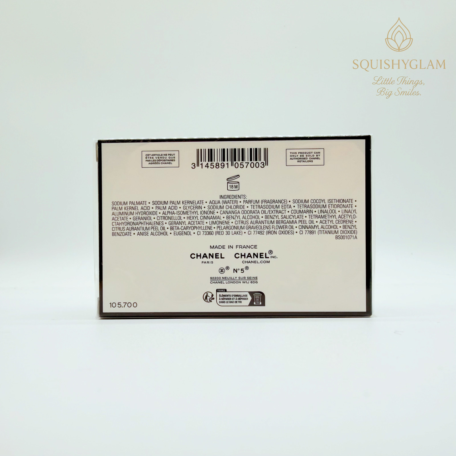 2 x Chanel No 5 Perfumed Bath Soap 5.2 oz / 150 g NEW in box, SEALED