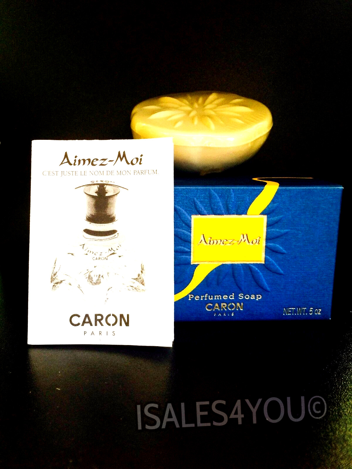 Caron Aimez-Moi Perfumed Soap 5 oz / 150 g New In Sealed Box Original Vintage