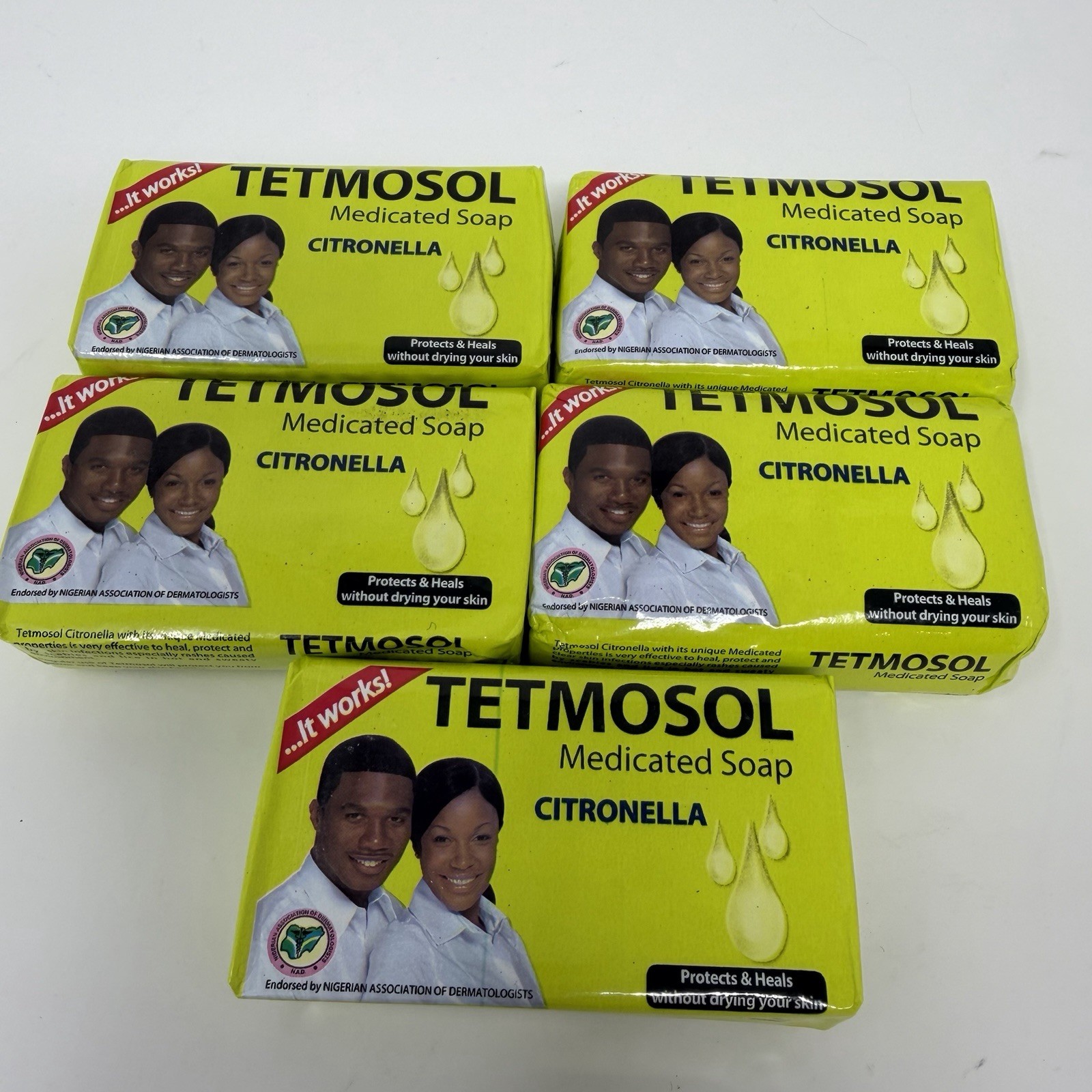 Lot Of 4 Tetmosol Medicated Soap Citronella LOT OF 4 SOAPS. USA SELLER