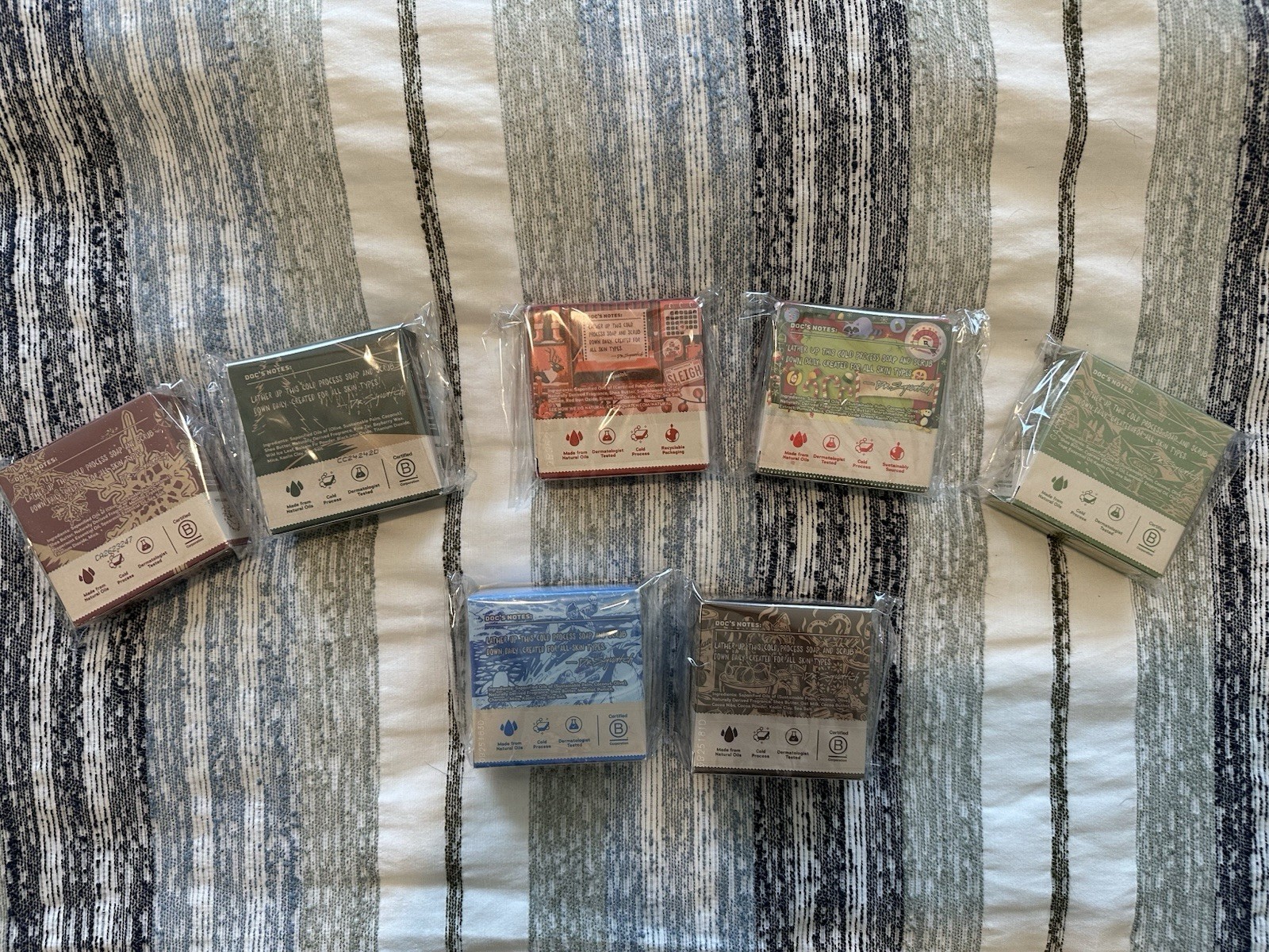Dr Squatch Holiday Soap Huge Bundle of 7 Limited Edition Bars!