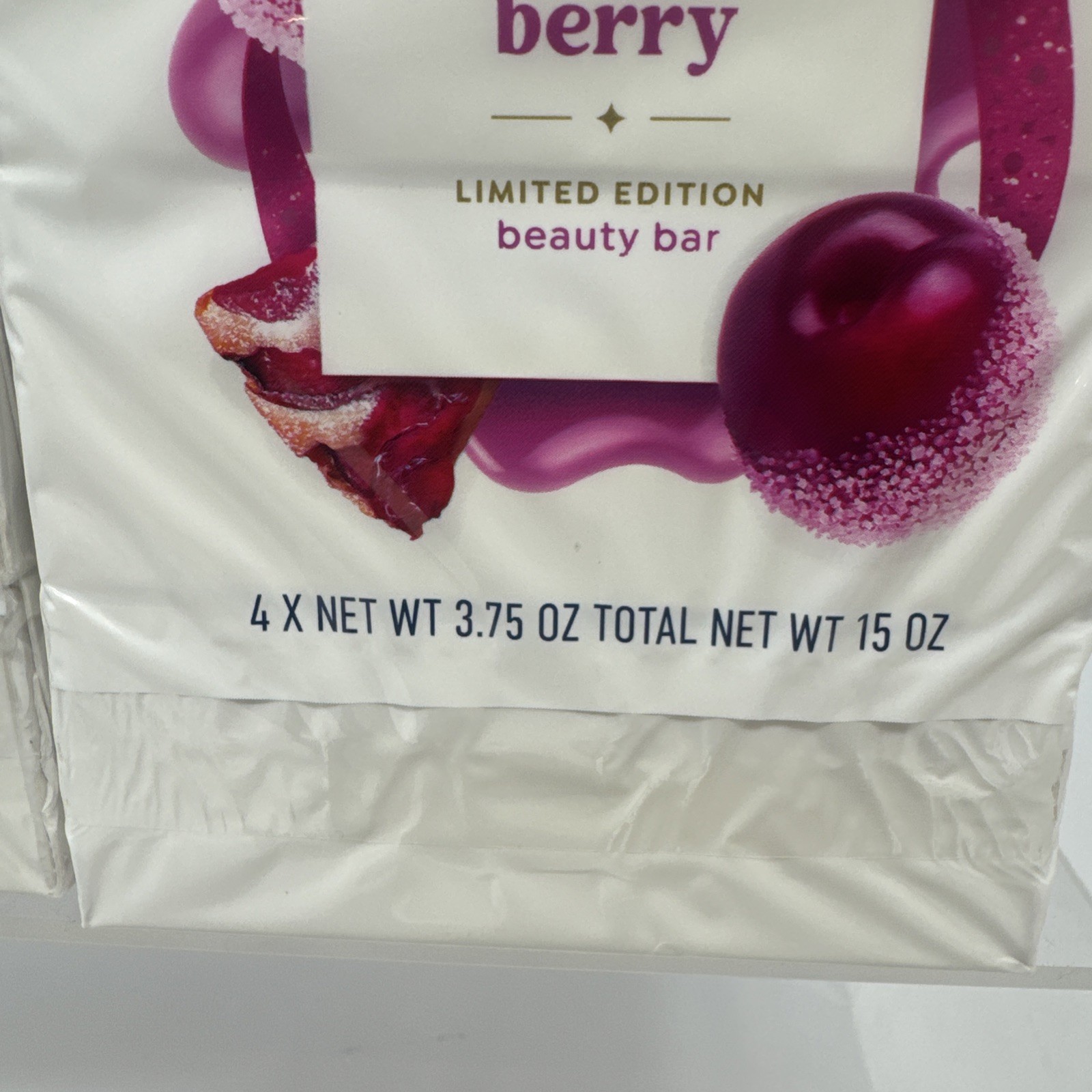 8 Bars Dove Frosted Plum Berry Limited Edition Holiday Treats Bar Soap 3.75 oz.