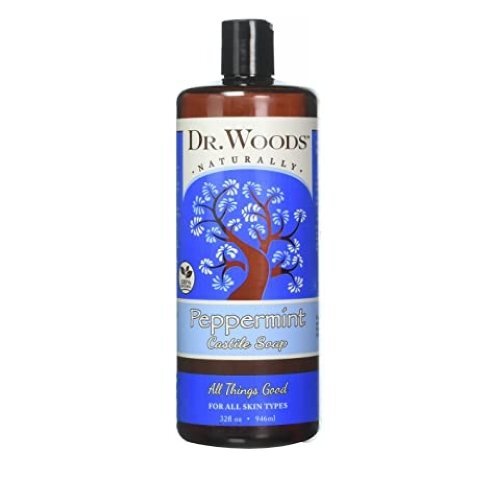 Peppermint Castile Soap 32 Oz by Dr.Woods Products