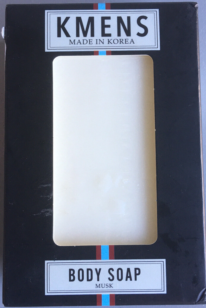 KMENS Made In Korea Premium Products For Men Sandalwood Body Soap 8.47 Oz.