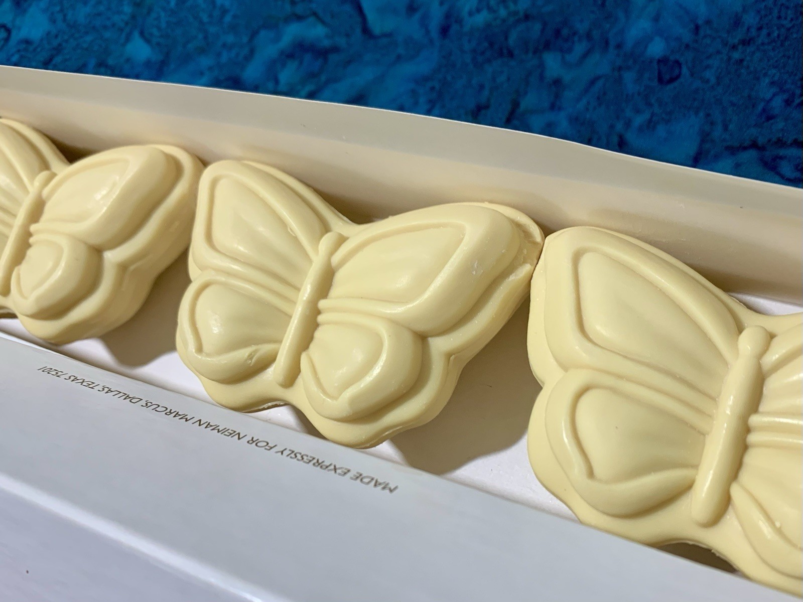 Neiman Marcus 3 Luxury Butterfly Shaped Soaps Spring Rain 10.5 Oz/297 g