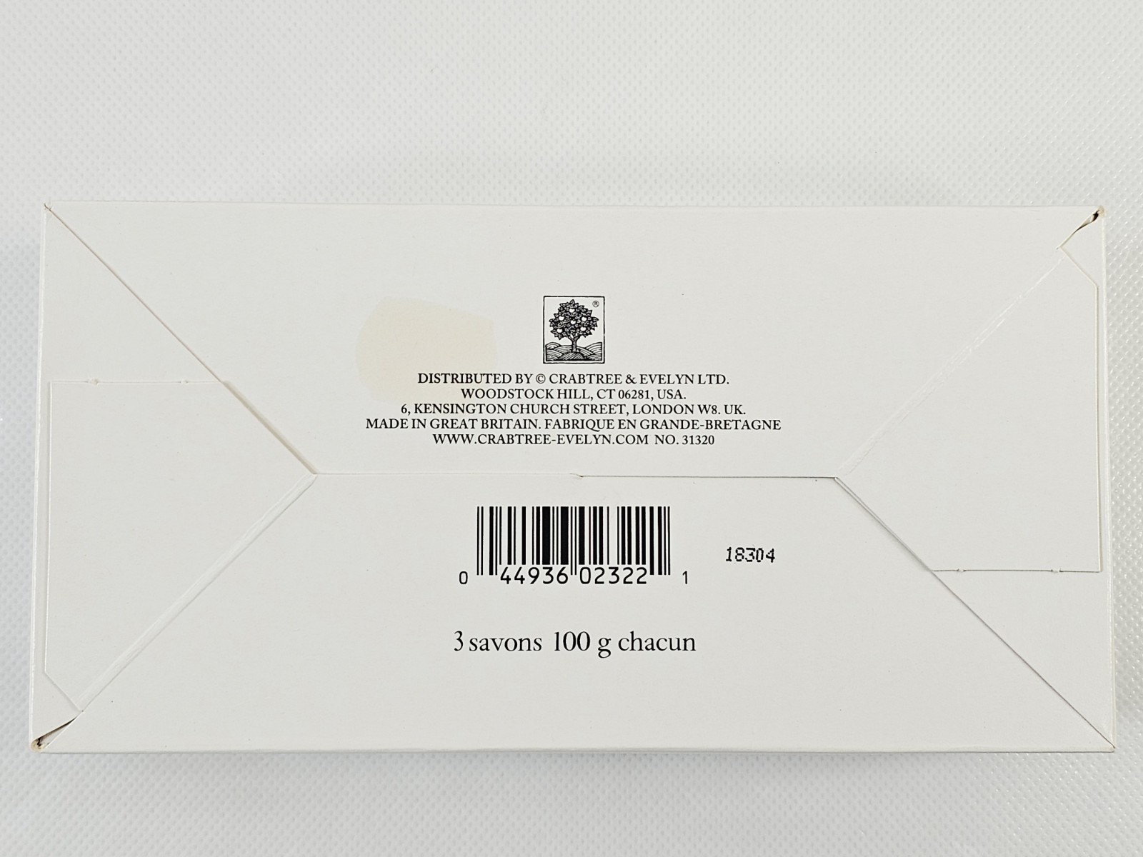 Crabtree & Evelyn Sweet Almond Oil Triple Milled Soap 3 Bars 3.5 Oz ea New Vtg