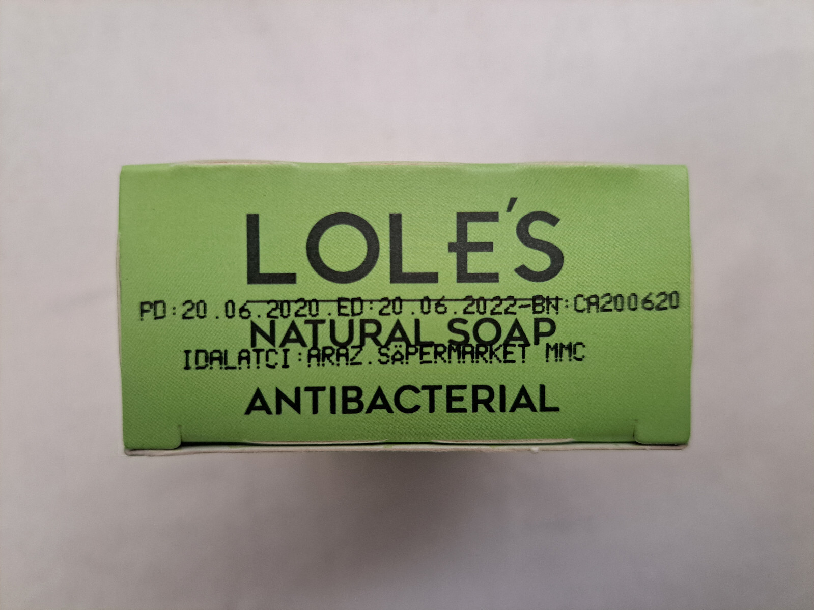 Lole’s Natural Antibacterial Soap Hand & Body Bar (Fresh) – Vitamin E