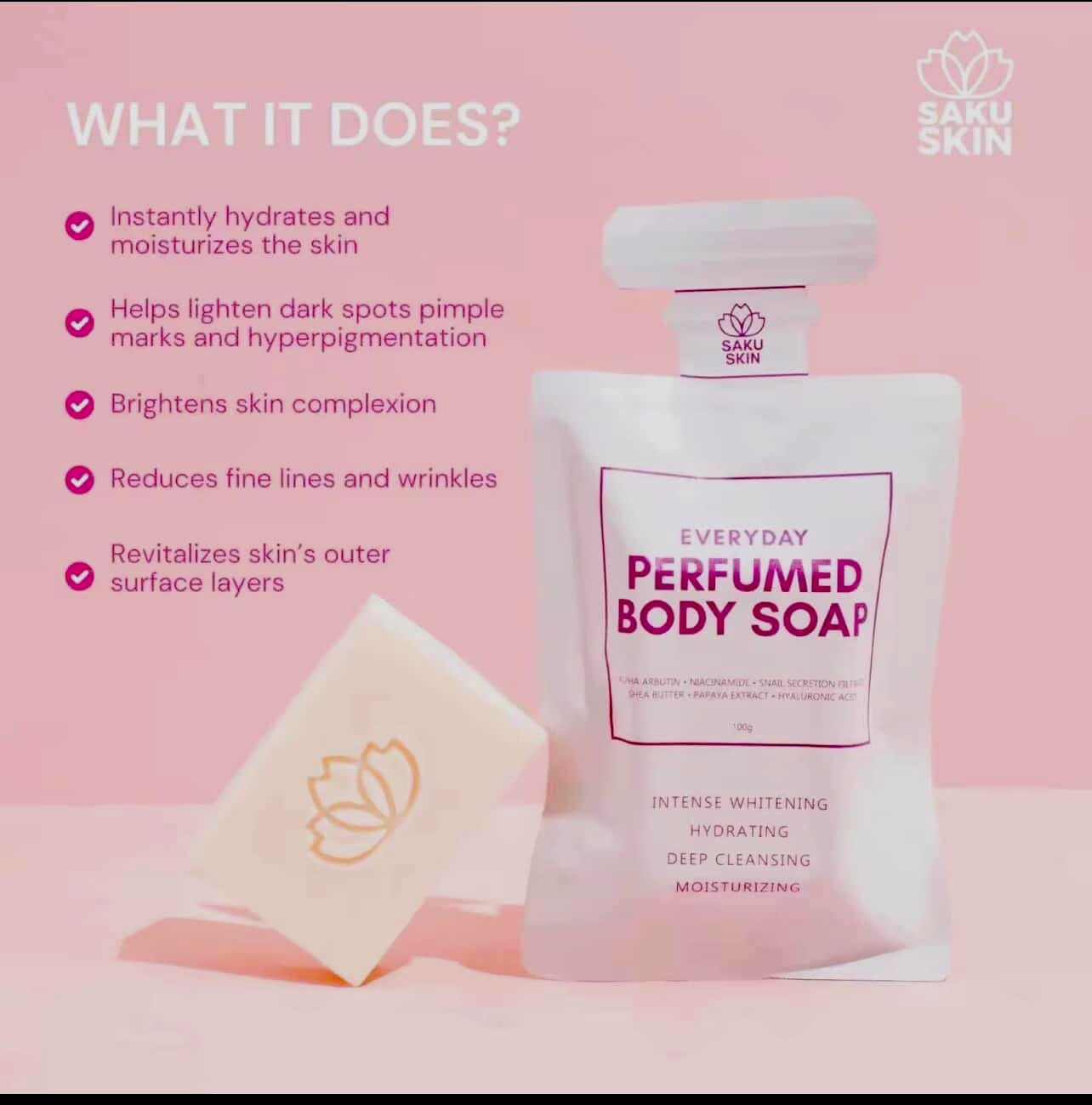 Saku Skin Everyday Perfumed Body Soap..