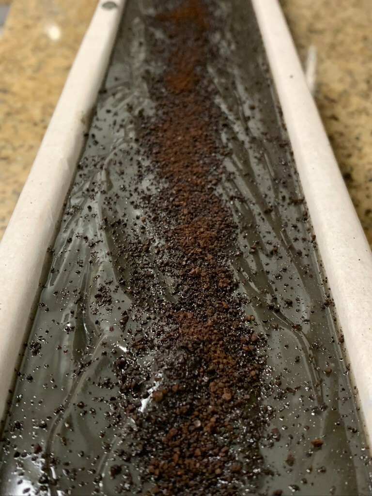 Handcrafted Trimmers/Mechanics soap with charcoal, clay, walnut hulls and coffee