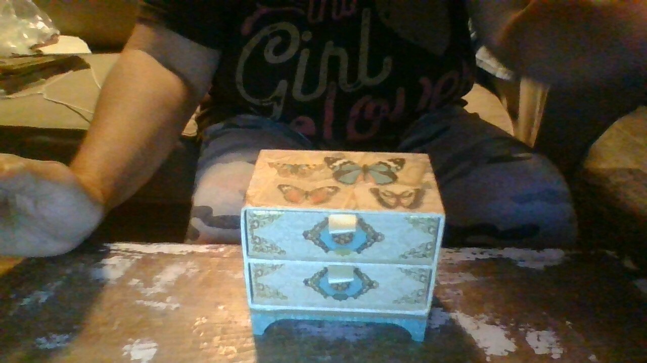 NICE!! Savon au The Vert 2 Green Tea Soaps in Keepsake Butterfly Box-GREAT GIFT!