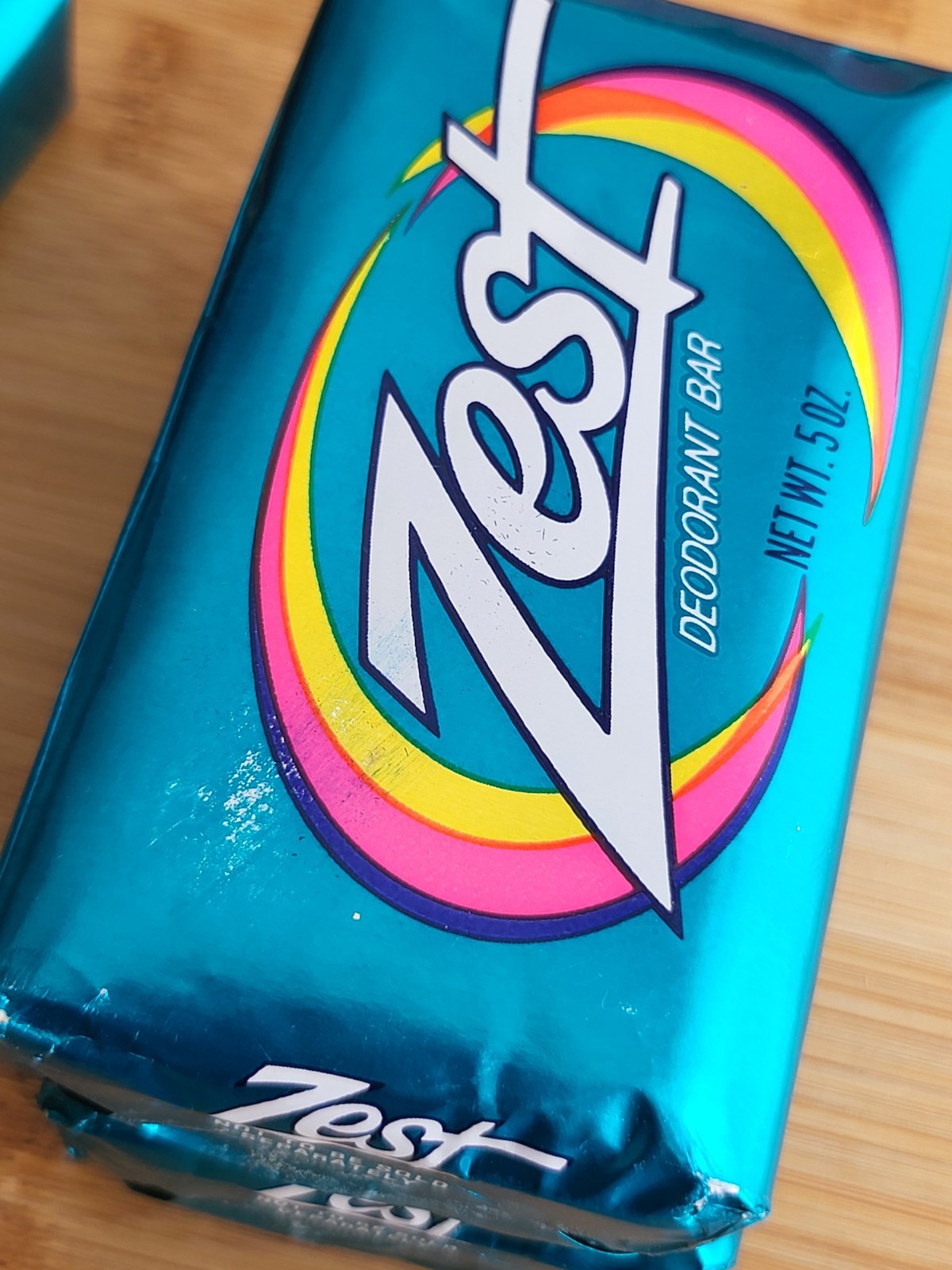 Vintage NOS Zest Deodorant Bar Soap 3 Pack 5oz Each 1988 Procter Gamble