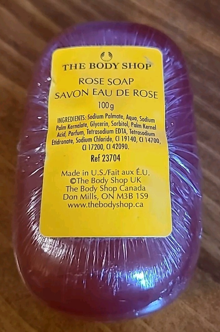 The Body Shop Rose Soap 100g Made In USA Ref 23704