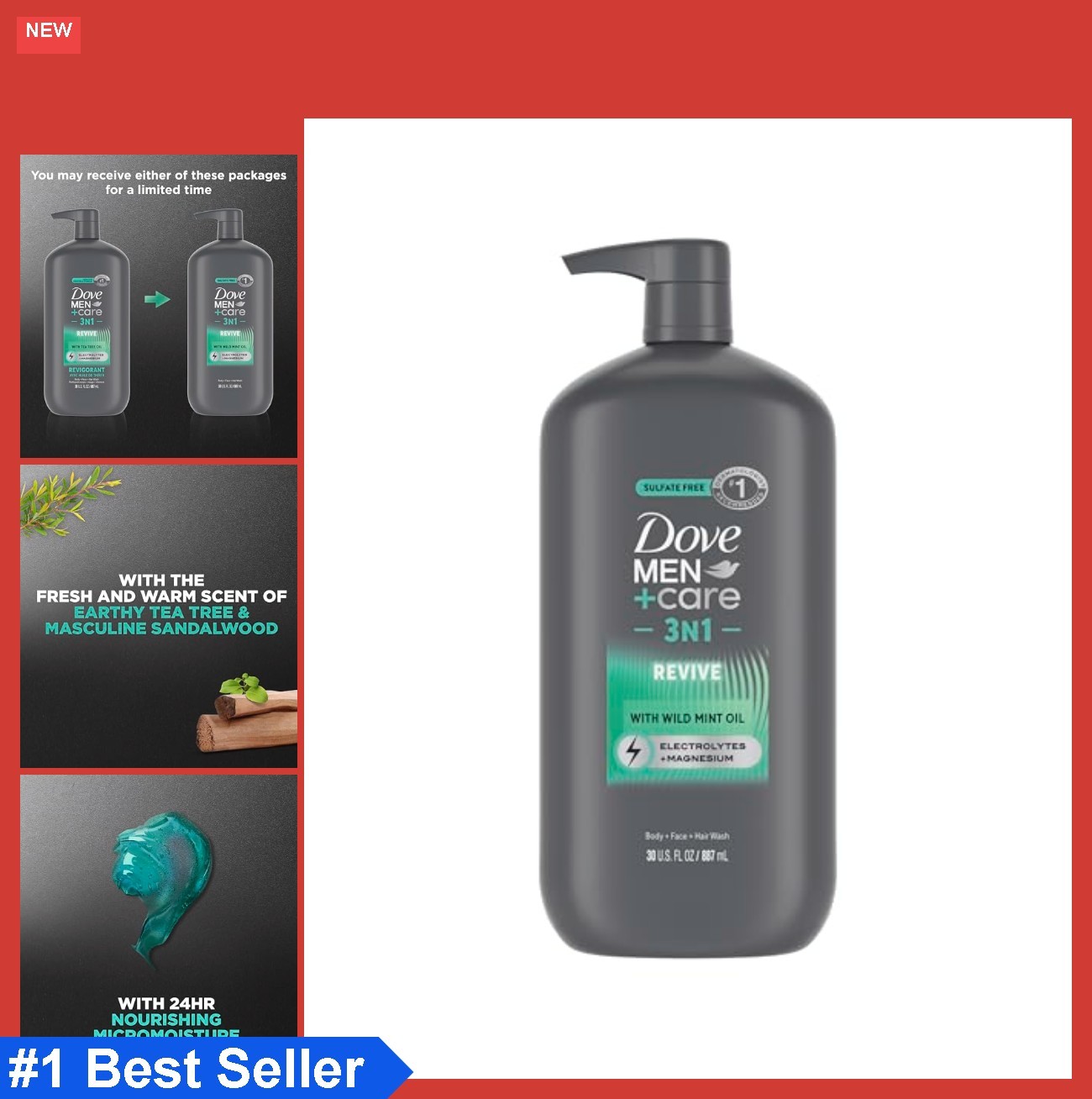 Bar Soap Deep Clean Moisturizing 8 Bars 3.75 oz Classic Scent For Men