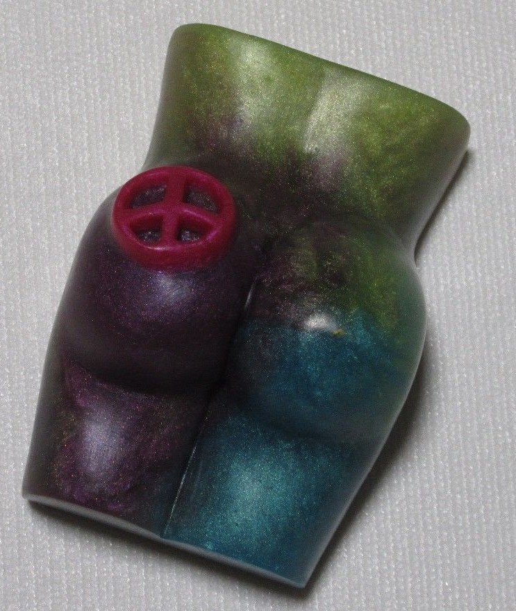 BadAss, our tie-dye Peace of Ass in scents of amber, lavender, myrrh, vanilla,mu