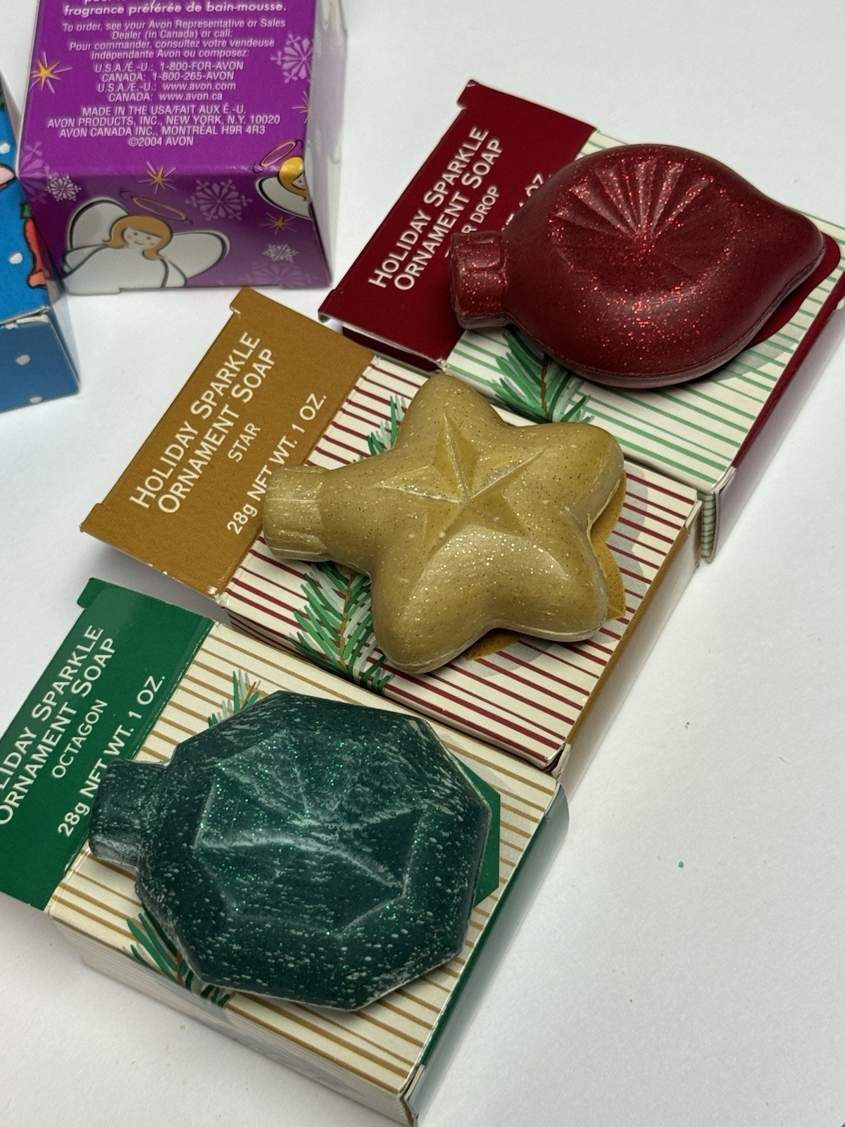 Huge Lot Of Vintage Christmas Avon Decorative Bars Of Soap NIB