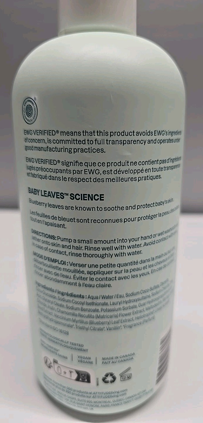 Baby Leaves™, Shampoo & Body Wash, Good Night, 16 fl oz (473 ml)