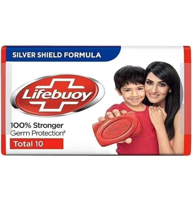 Lifebuoy Total 10- Soap Bar – 125g X 12 Bars (125g X 12 Bars)