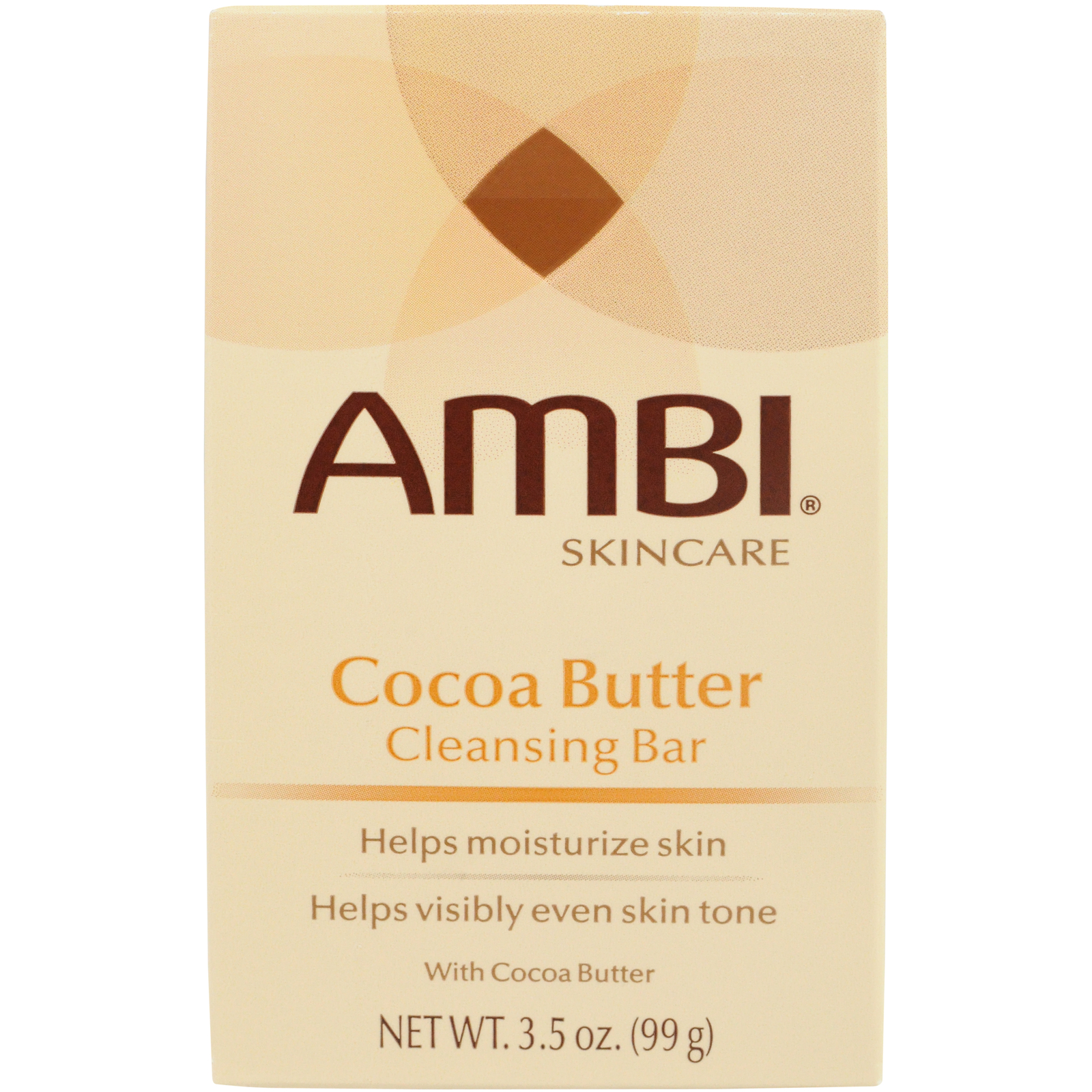 Ambi Skin Care Cocoa Butter Cleansing Bar Skin Moisturizer Cleanser 3.5 Ounce
