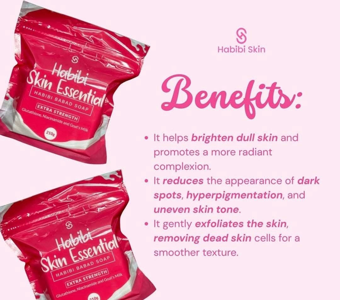 2X Pack Habibi Skin Essential BABAD SOAP, 210g
