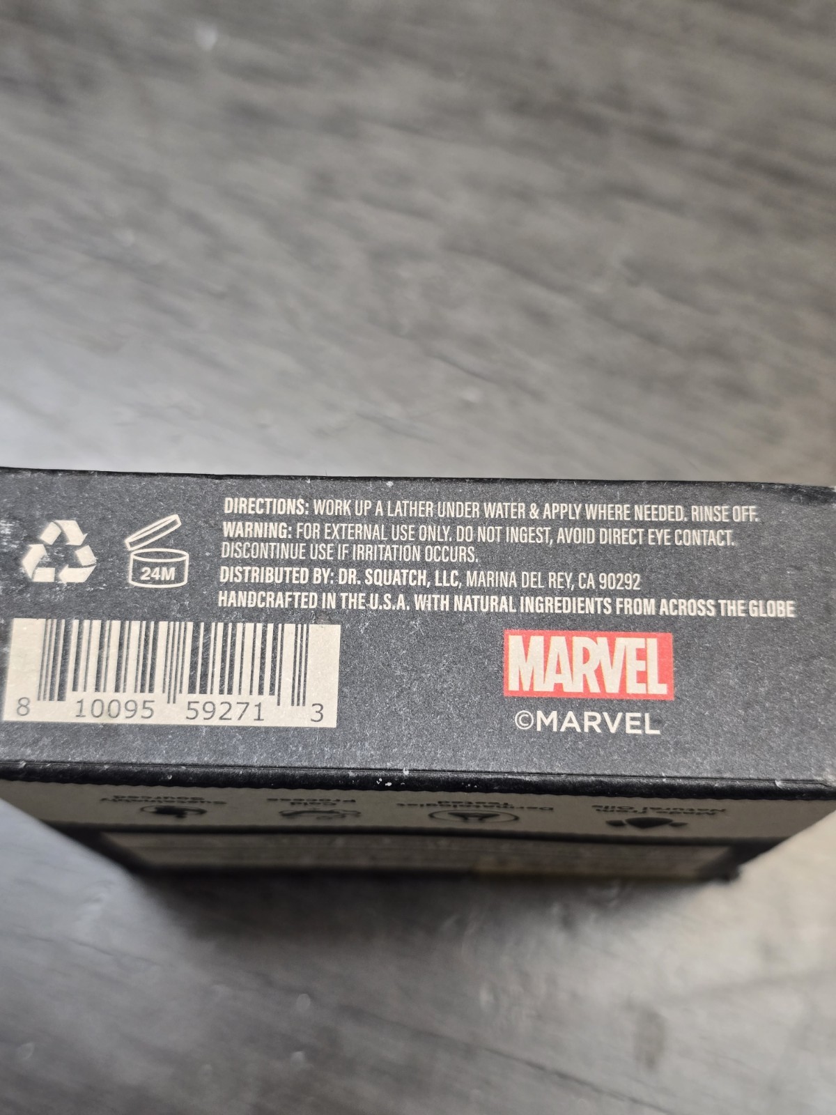 Dr. Squatch Divine Storm Thor Limited Edition Natural Soap Medium Grit 5oz