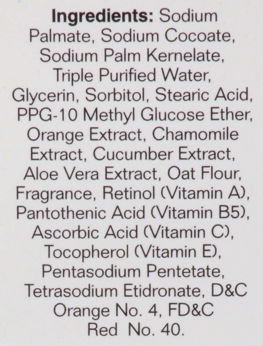 Basis Vitamin Bar Soap for Body, Hands and Face Cleans + Soothes All Skin Types