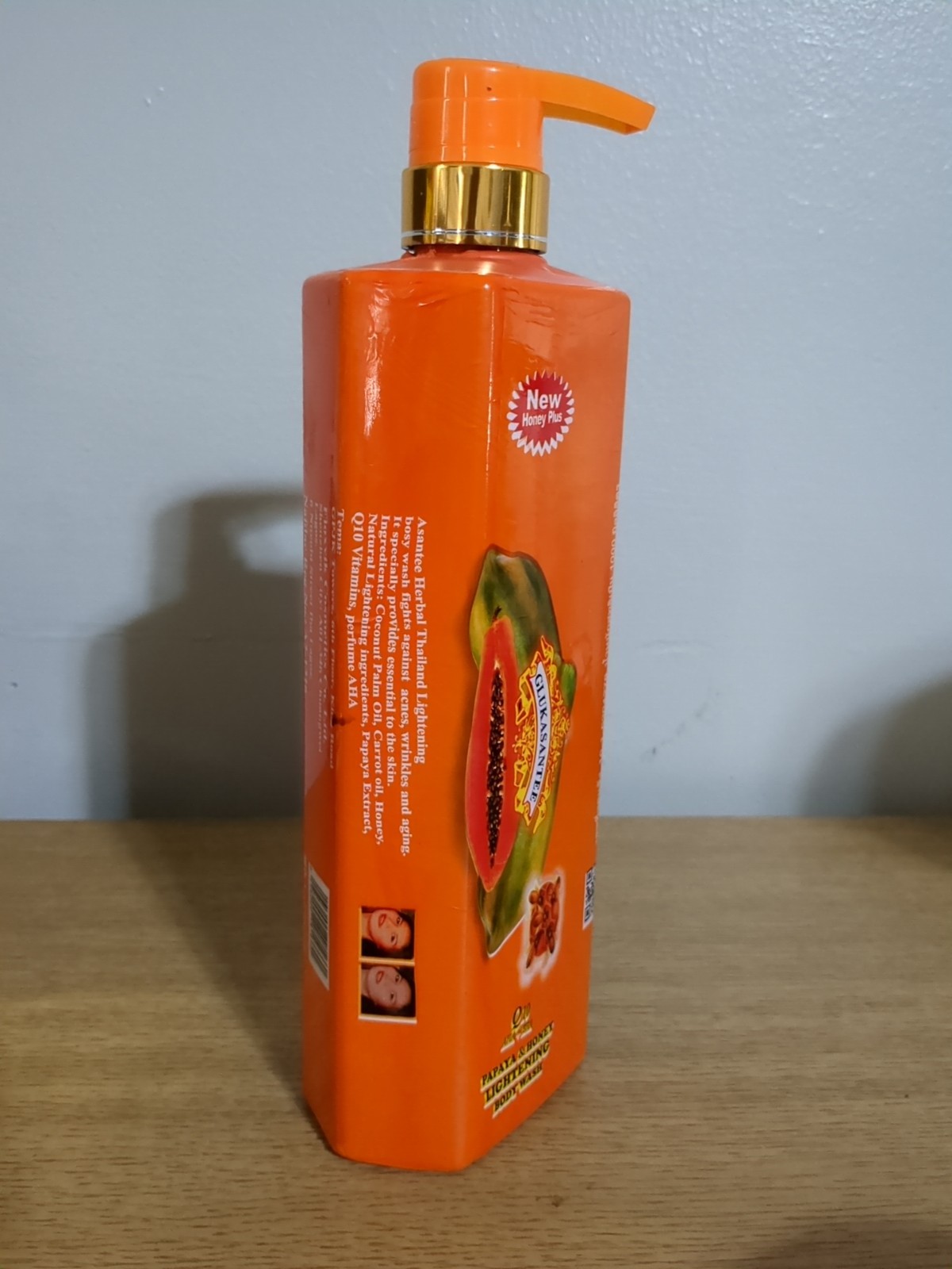 Asantee Thai Papaya & Honey Lightening Shower Gel 1000ML