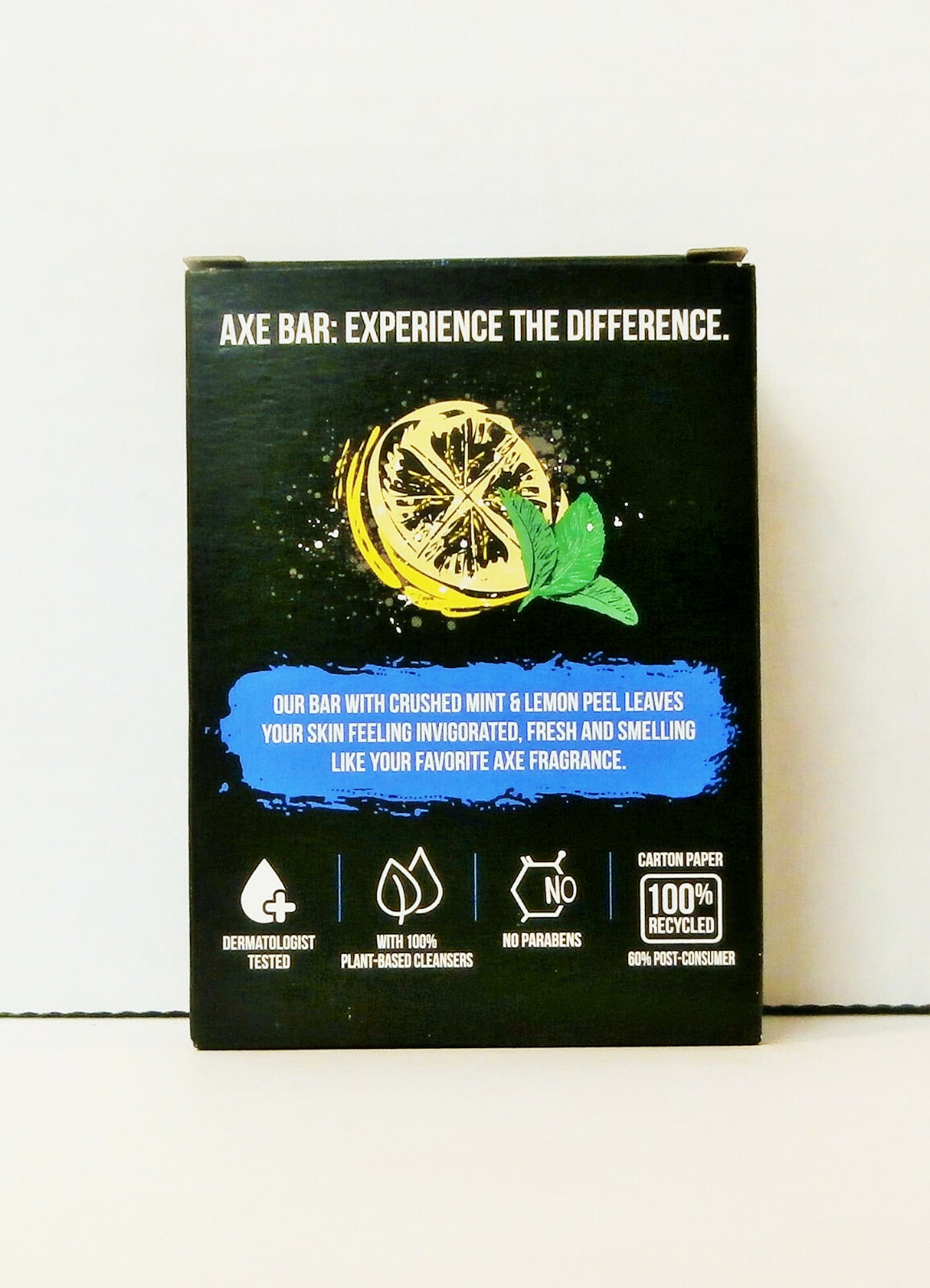AXE BAR Refreshing PHOENIX Body Hand and Face BAR 4.5oz Crush Mint & Lemon Peel
