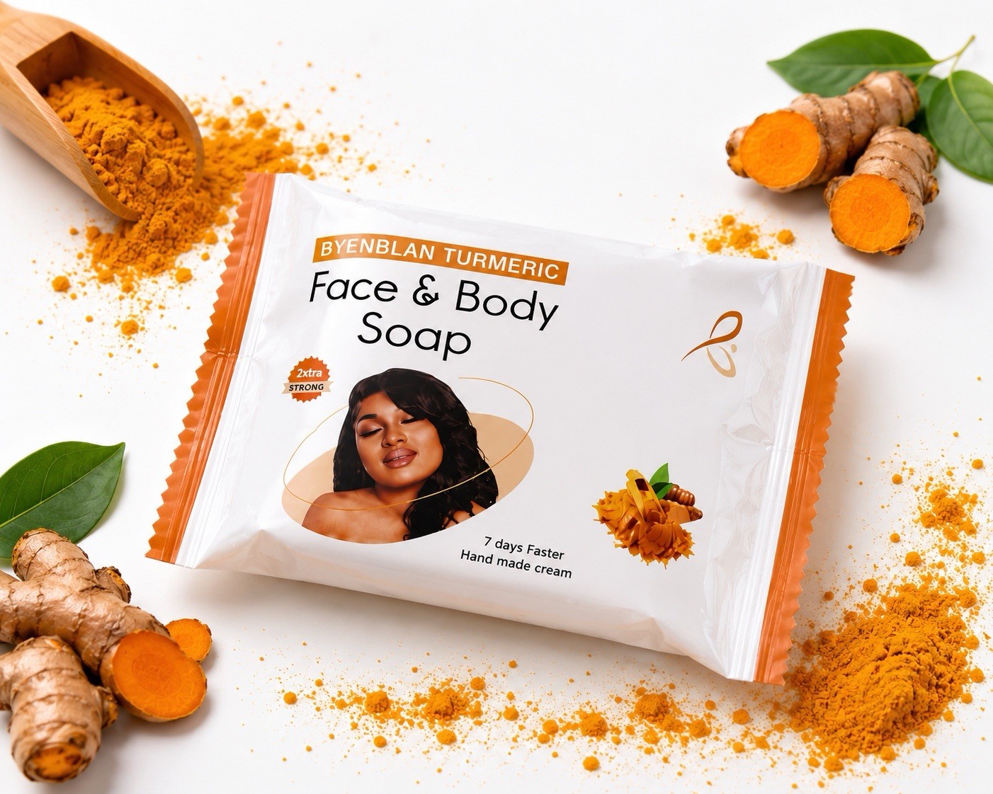 Byenblan turmeric body soap 7oz