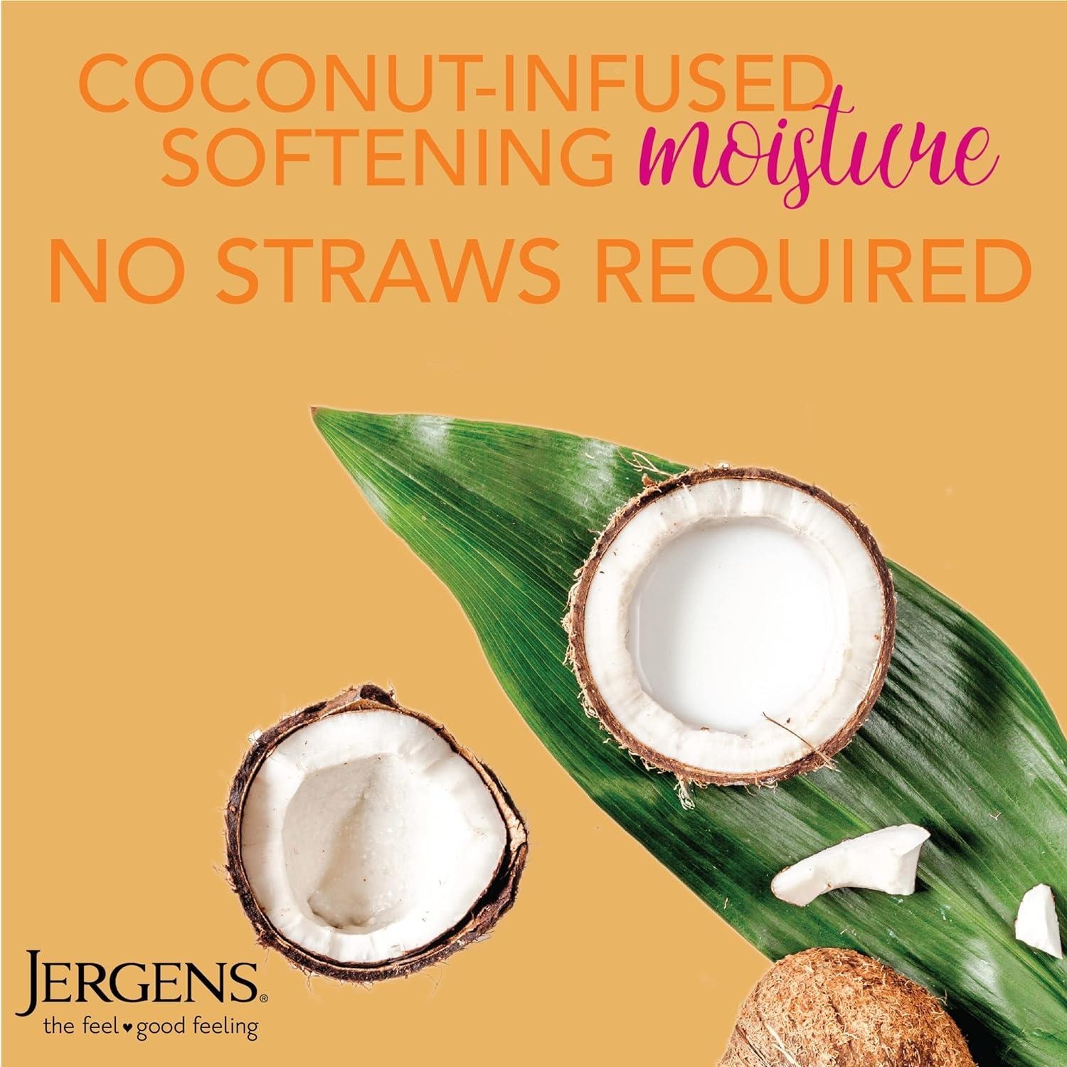 🤎 JERGENS 🤎 (2-BARS) 3 Oz 🥥🫧 ●HYDRATING COCONUT● 🥥🫧 ≈HYDRATING≈ Mild Soap.