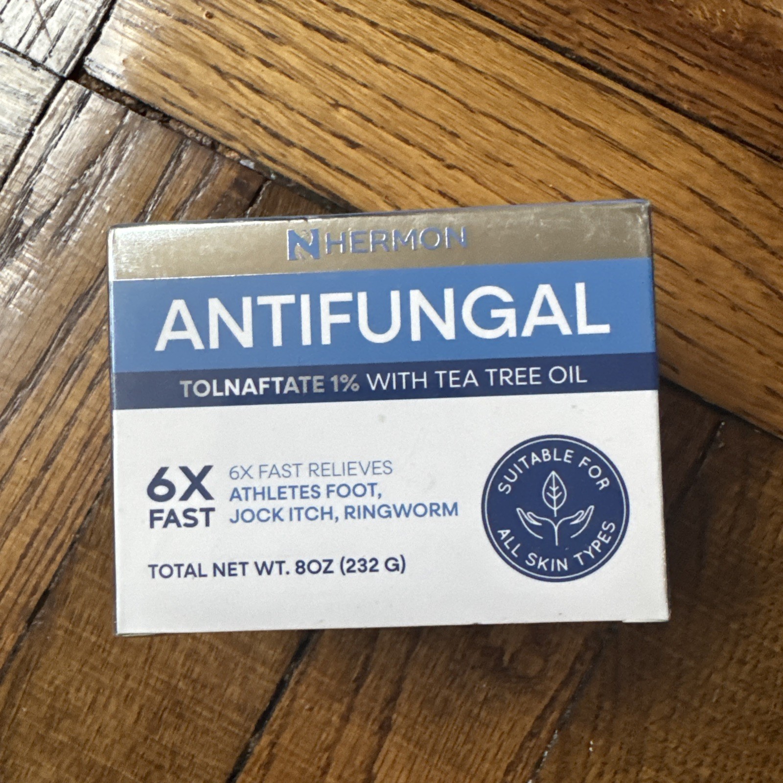 Hermon Antifungal Tolerate 1% With Tea Tree Oil – 8 oz (232 g)