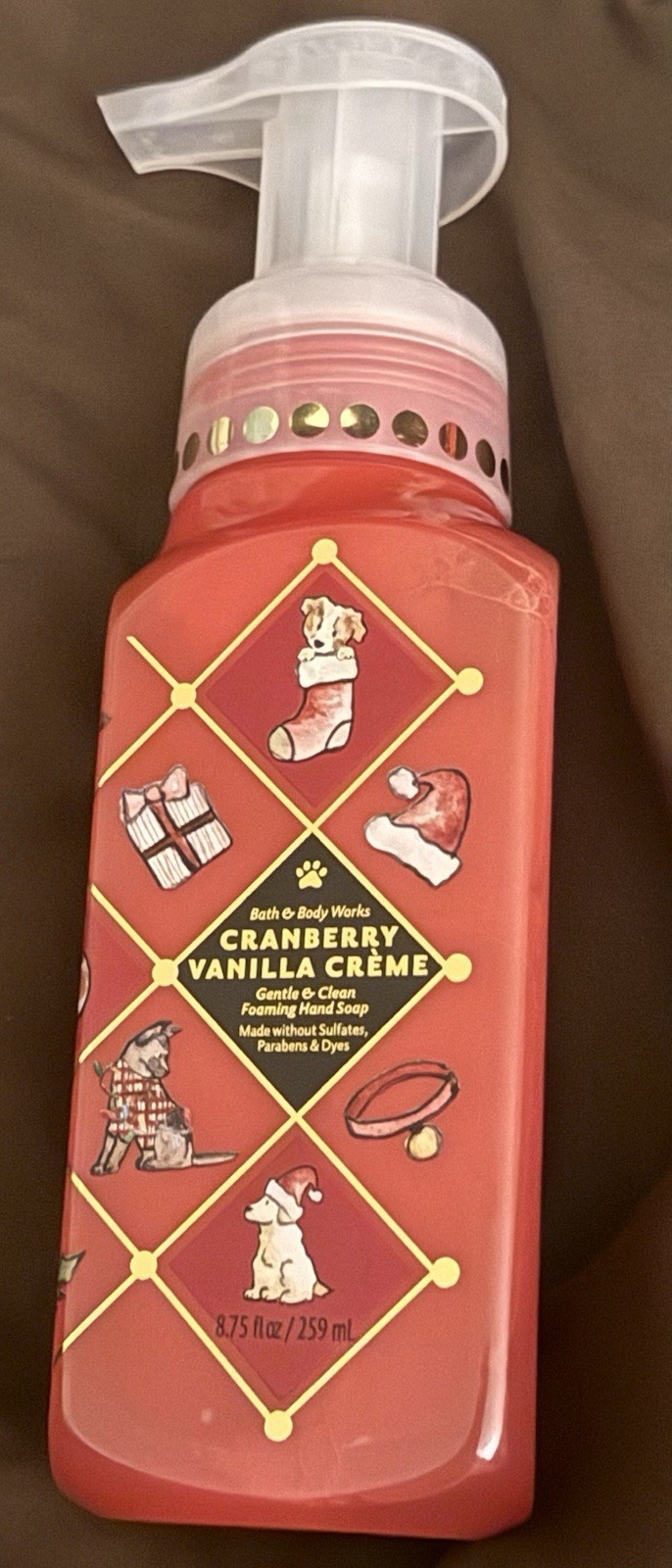 NEW BATH & BODY WORKS CRANBERRY VANILLA CRÈME FOAMING HAND SOAP-8.75 OZ