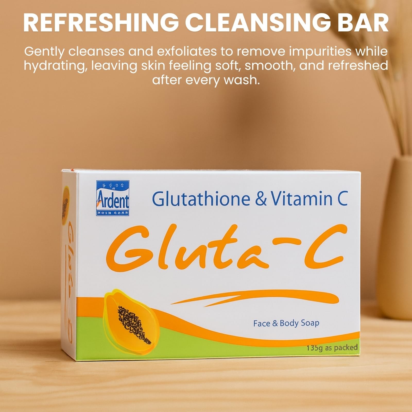 Gluta-C Face and Body Soap Hydration Nourishing Soft Smooth Revitalizing – 135g