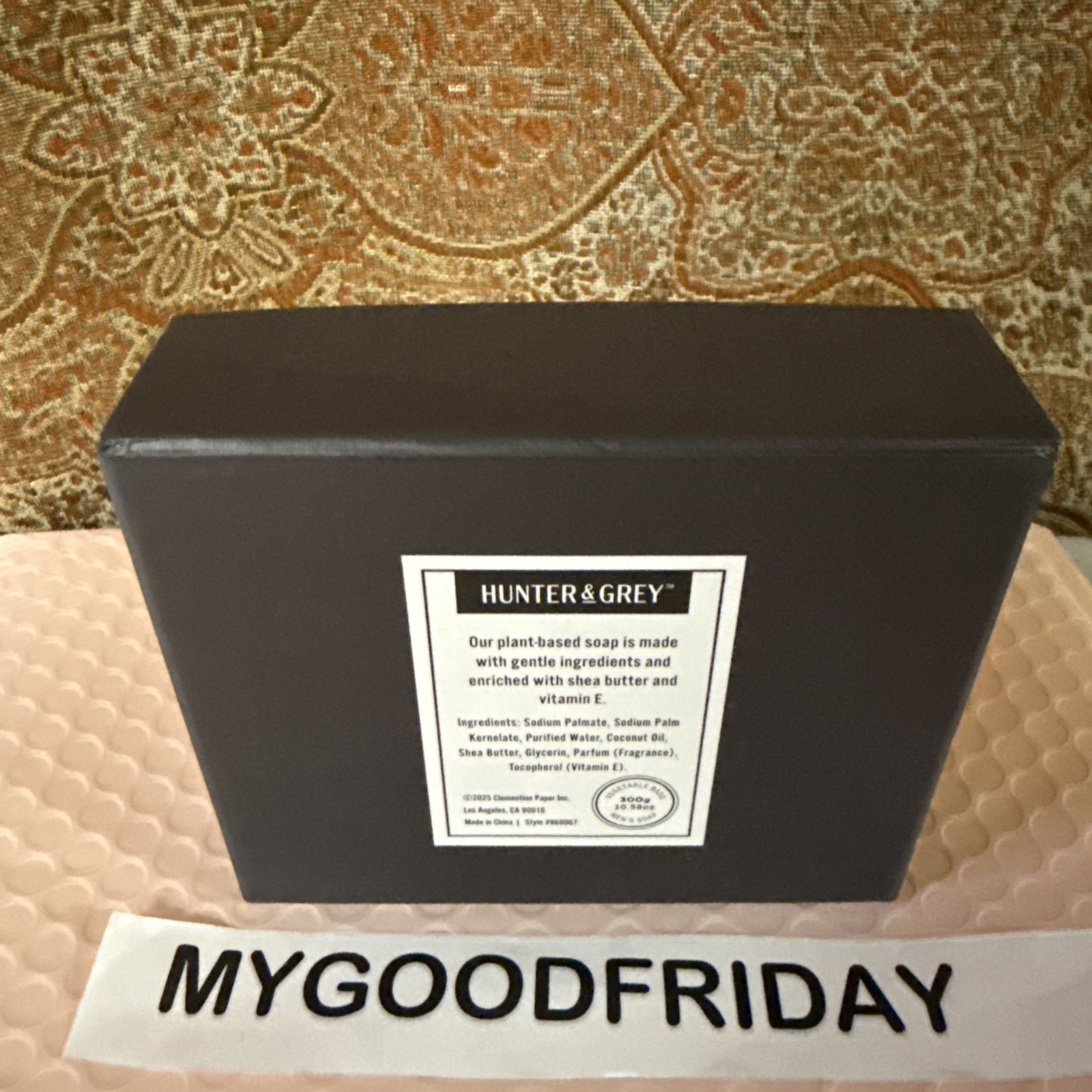 Hunter & Grey Fathers Day Soap Set Cedarwood& Bay Rum Men’s Bar Gift Box