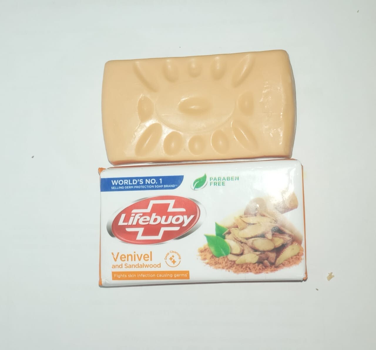 Lifebuoy Venivel and Sandalwood bar soap 100 g 100% Skin Protection Paraban Free