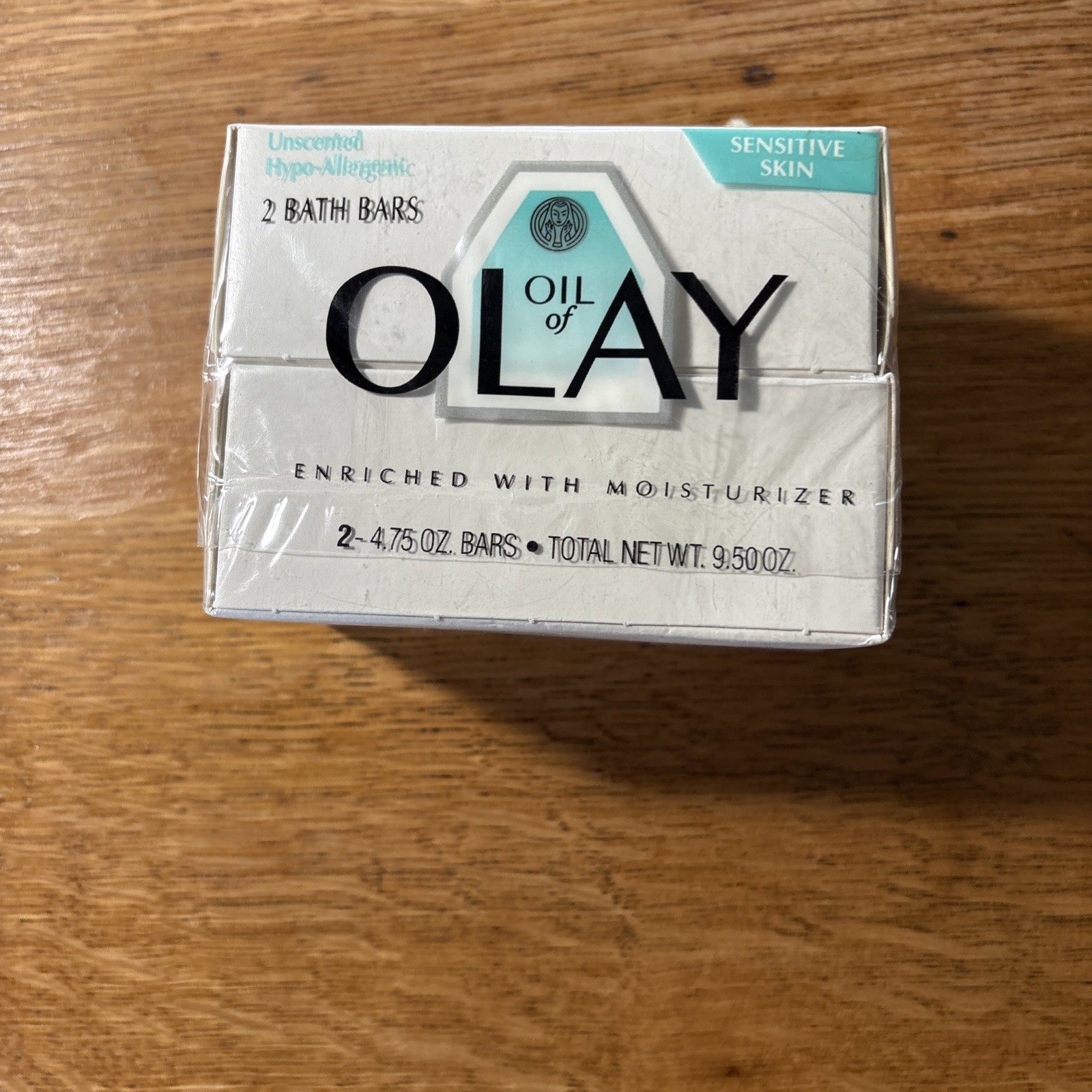 NOS VTG 2 PACK OIL OF OLAY SENSITIVE SKIN MOISTURIZER BATH BAR 4.75 oz SEALED