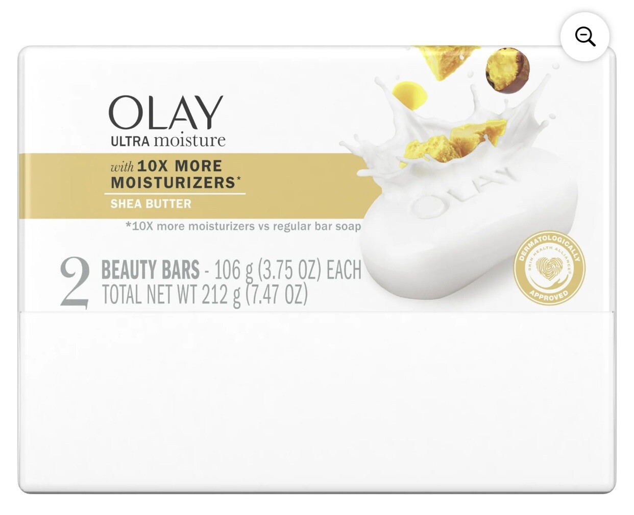 2 Olay Moisture Outlast Ultra Moisture Shea Butter with Vitamin B3 Complex 2 Ct